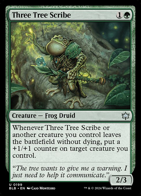 Three Tree Scribe - Bloomburrow - 199