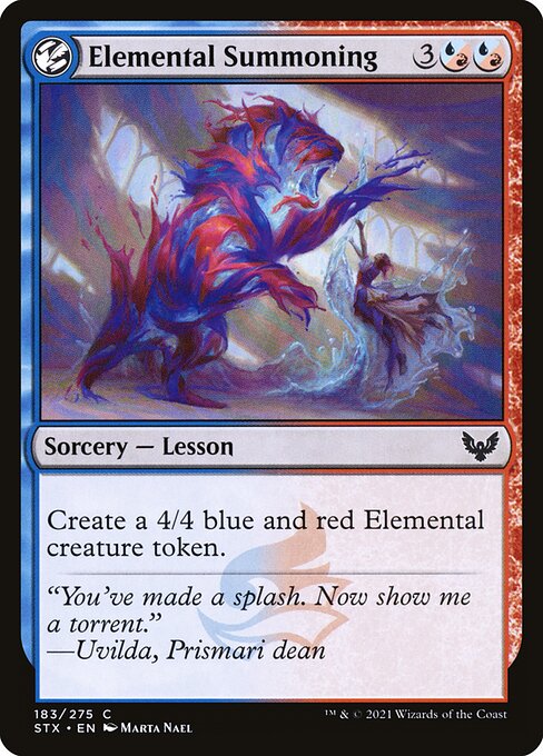 Elemental Summoning - Strixhaven: School of Mages - 183