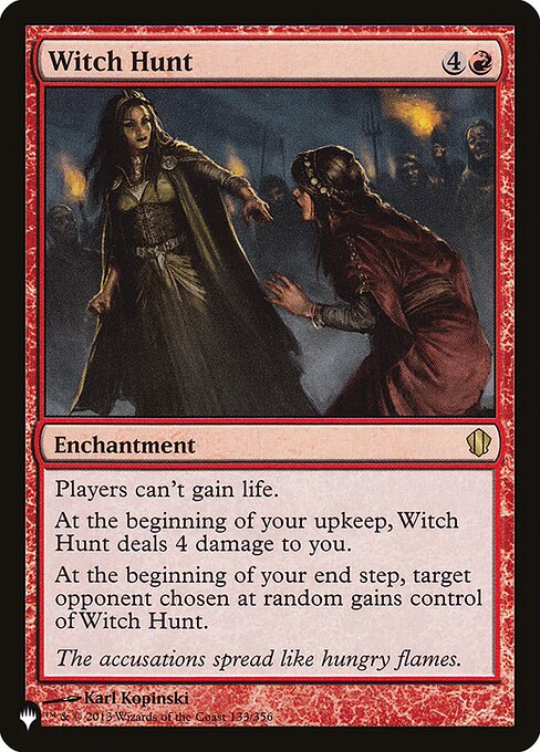 Witch Hunt - The List - C13-133