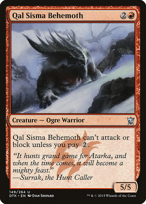 Qal Sisma Behemoth - Dragons of Tarkir - 149