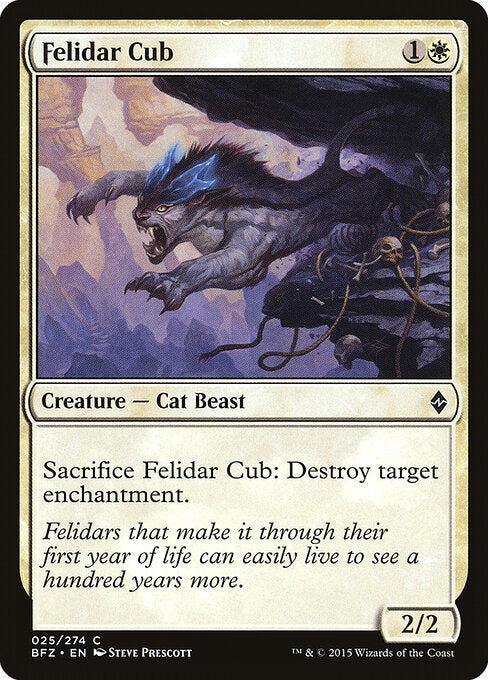 Felidar Cub - Battle for Zendikar - 25