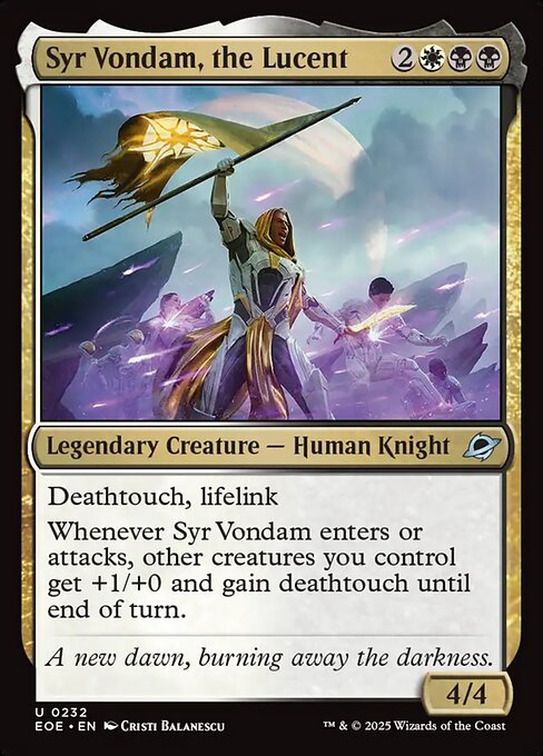 Syr Vondam, the Lucent - Edge of Eternities - 232