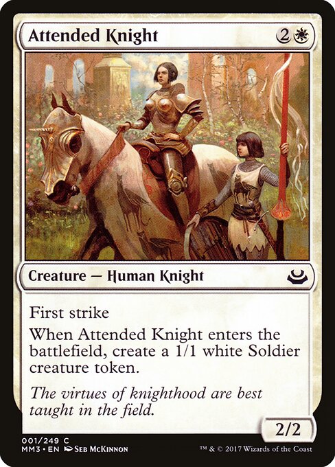Attended Knight - Modern Masters 2017 - 1