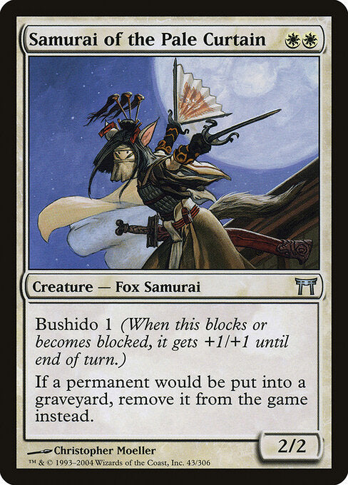 Samurai of the Pale Curtain - Champions of Kamigawa - 43