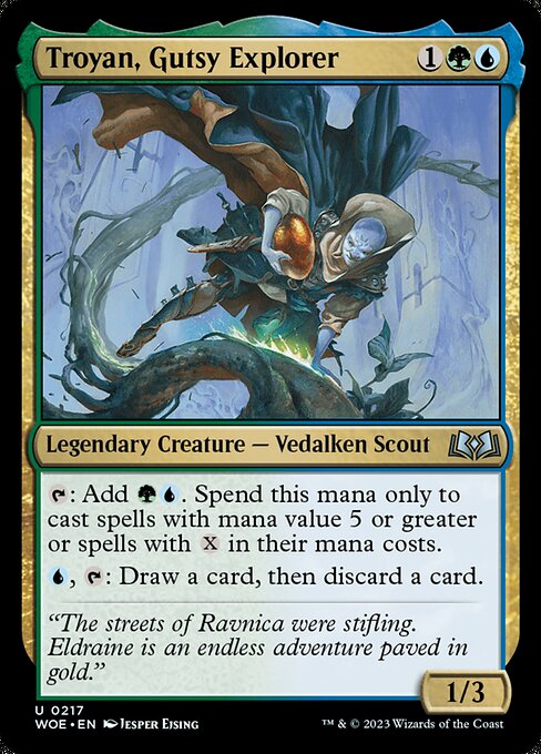 Troyan, Gutsy Explorer - Wilds of Eldraine - 217