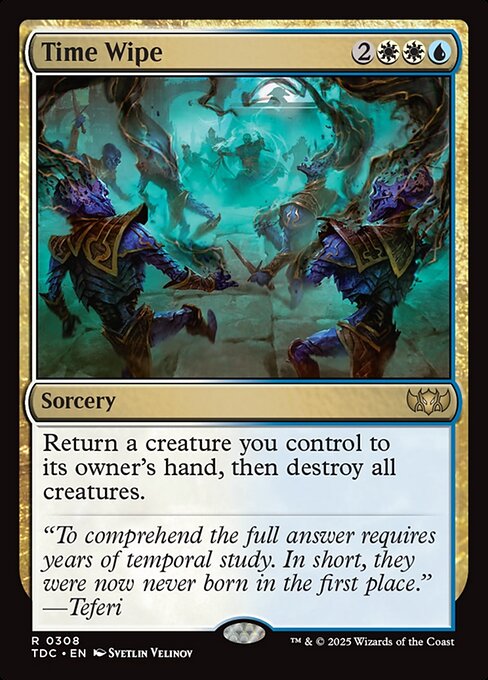 Time Wipe - Tarkir: Dragonstorm Commander - 308