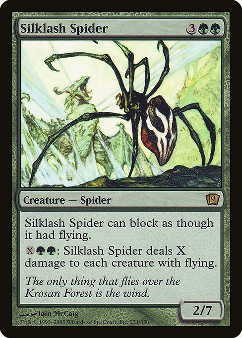 Silklash Spider - Ninth Edition - 271★