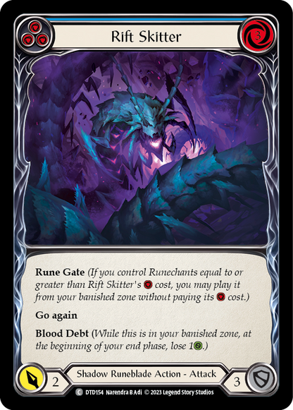 Rift Skitter (Blue) [DTD154] (Dusk Till Dawn)  Rainbow Foil