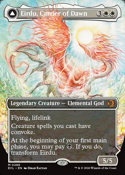 Eirdu, Carrier of Dawn // Isilu, Carrier of Twilight - Lorwyn Eclipsed - 286