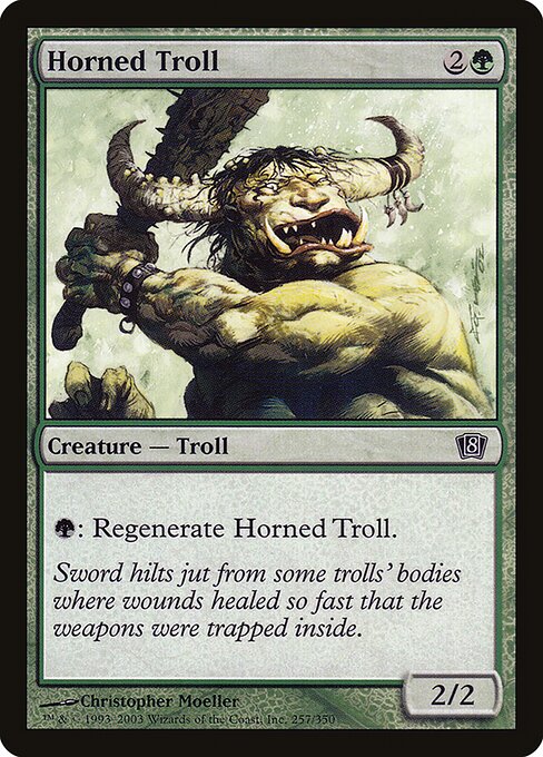 Horned Troll - Eighth Edition - 257★