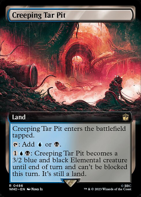 Creeping Tar Pit - Doctor Who - 486