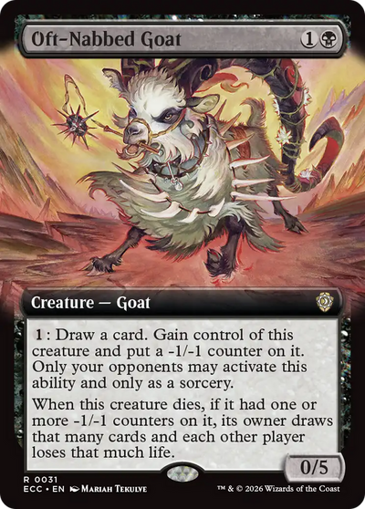 Oft-Nabbed Goat (Extended Art) [Lorwyn Eclipsed Commander]