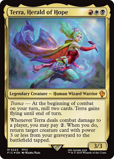Terra, Herald of Hope (Surge Foil) [FINAL FANTASY Commander]