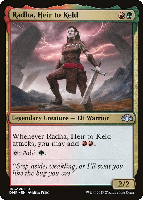 Radha, Heir to Keld - Dominaria Remastered - 196