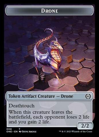 Drone Token [Phyrexia: All Will Be One Tokens]