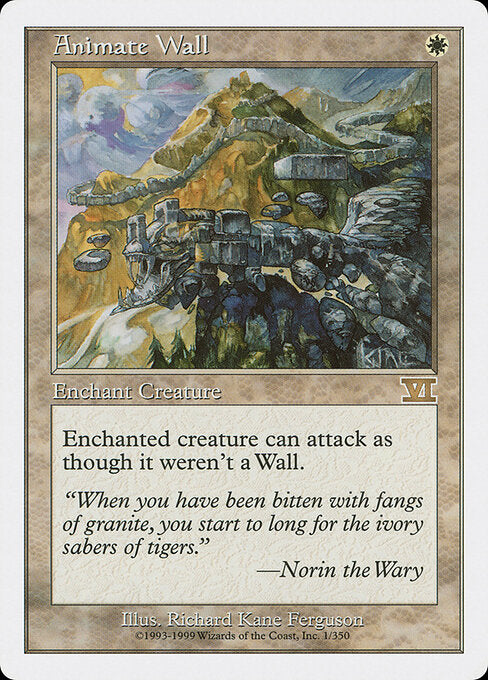 Animate Wall - Classic Sixth Edition - 1