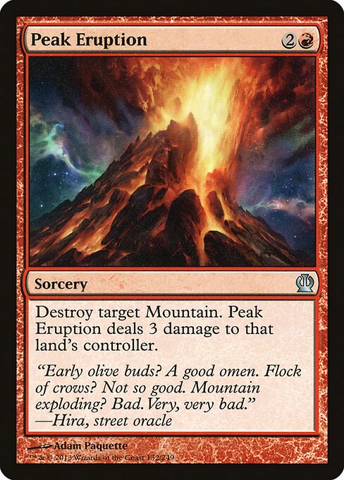 Peak Eruption - Theros - 132