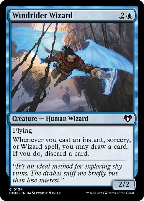Windrider Wizard - Commander Masters - 134