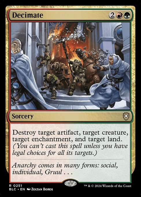 Decimate - Bloomburrow Commander - 251