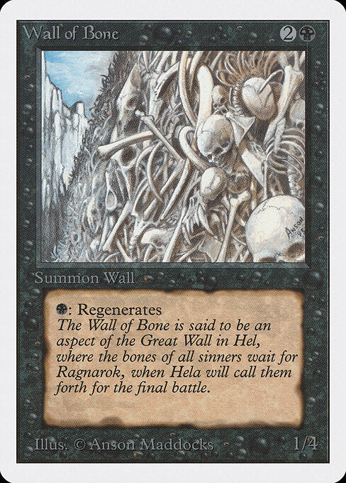Wall of Bone - Unlimited Edition - 133