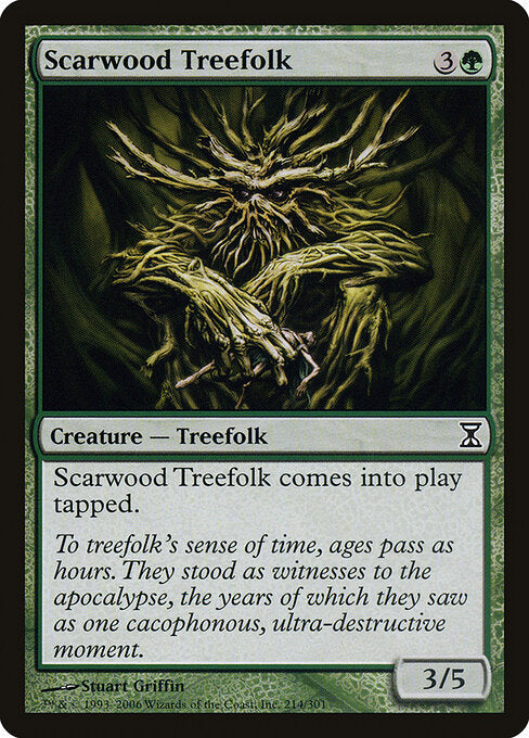 Scarwood Treefolk - Time Spiral - 214