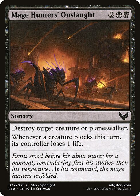Mage Hunters' Onslaught - Strixhaven: School of Mages - 77