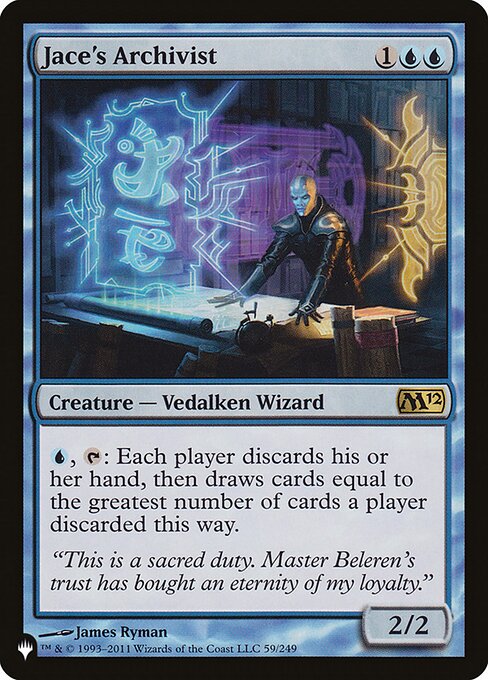 Jace's Archivist - The List - M12-59