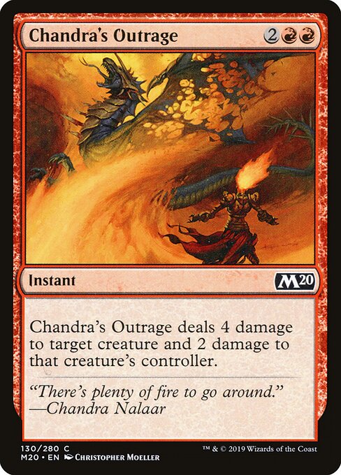 Chandra's Outrage - Core Set 2020 - 130