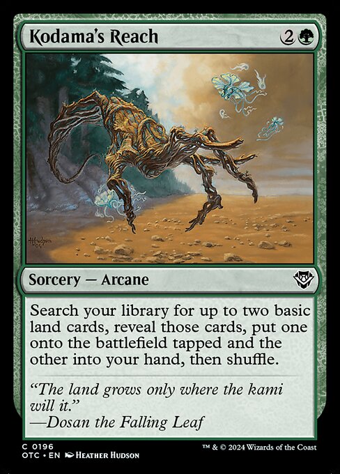 Kodama's Reach - Outlaws of Thunder Junction Commander - 196