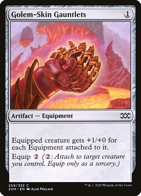 Golem-Skin Gauntlets - Double Masters - 259