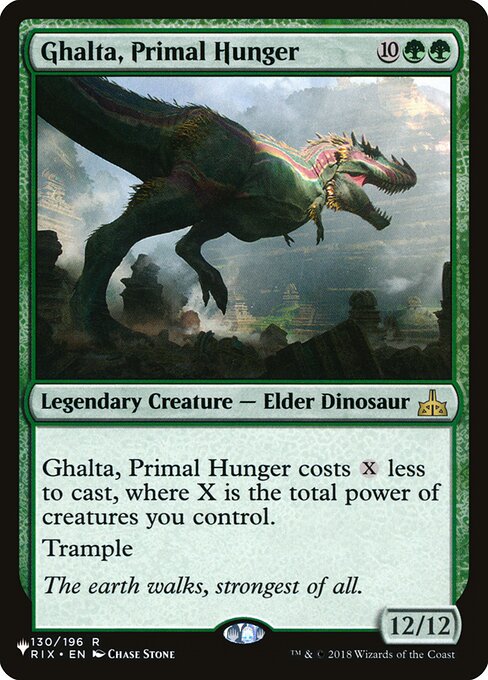 Ghalta, Primal Hunger - The List - RIX-130