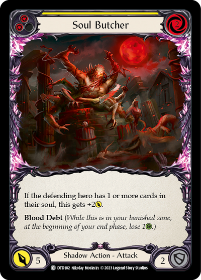 Soul Butcher (Yellow) [DTD182] (Dusk Till Dawn)  Rainbow Foil