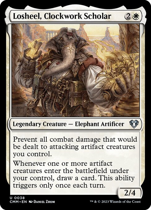 Losheel, Clockwork Scholar - Commander Masters - 38