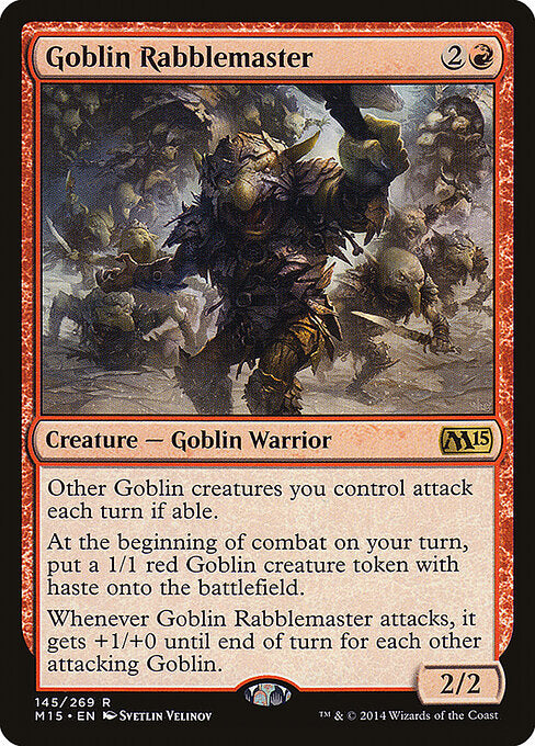 Goblin Rabblemaster - Magic 2015 - 145
