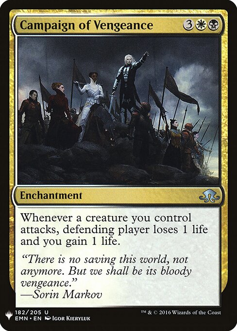 Campaign of Vengeance - The List - EMN-182