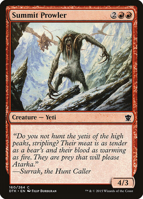 Summit Prowler - Dragons of Tarkir - 160