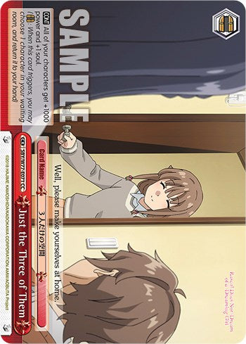 Just the Three of Them [Rascal Does Not Dream of a Dreaming Girl]
