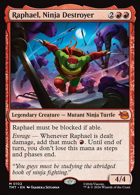 Raphael, Ninja Destroyer - Teenage Mutant Ninja Turtles - 102
