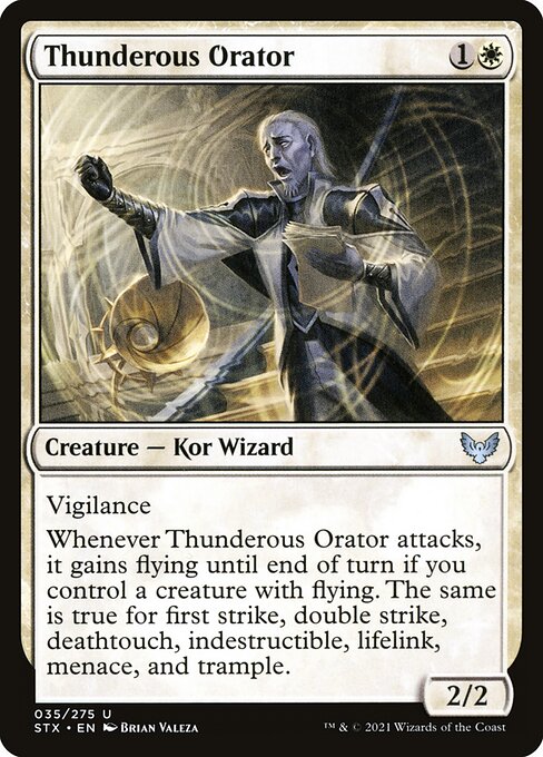 Thunderous Orator - Strixhaven: School of Mages - 35