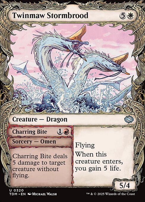 Twinmaw Stormbrood // Charring Bite - Tarkir: Dragonstorm - 320
