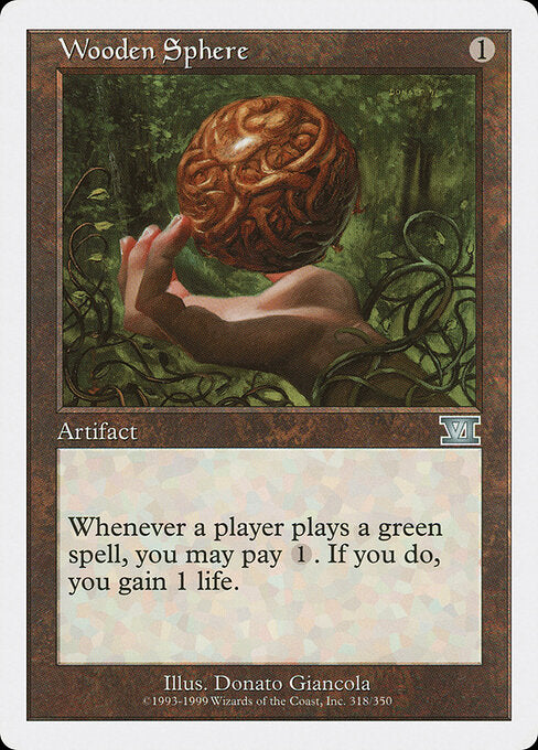 Wooden Sphere - Classic Sixth Edition - 318