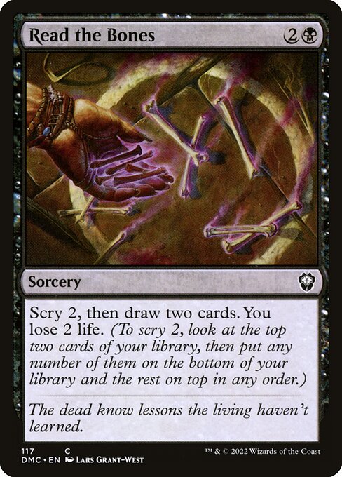 Read the Bones - Dominaria United Commander - 117
