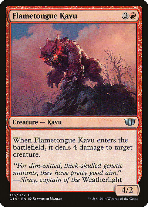 Flametongue Kavu - Commander 2014 - 176