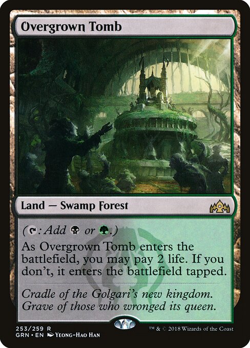 Overgrown Tomb - Guilds of Ravnica - 253