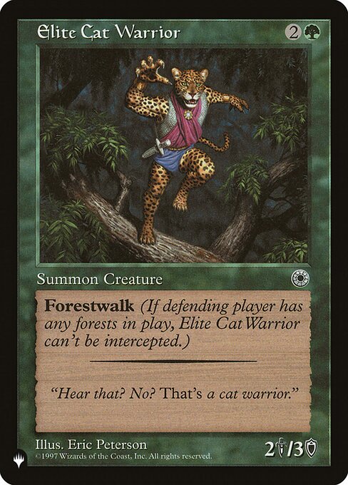 Elite Cat Warrior - The List - POR-163