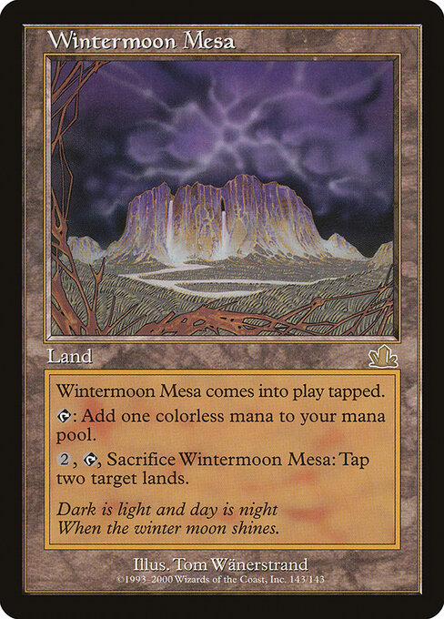 Wintermoon Mesa - Prophecy - 143