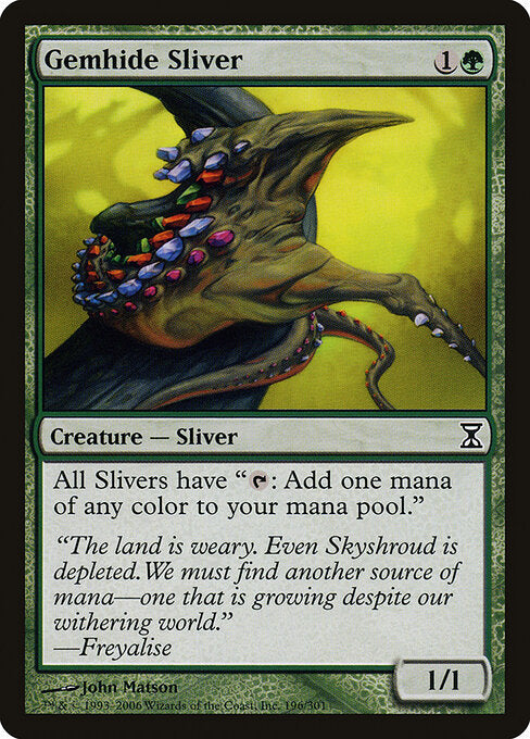 Gemhide Sliver - Time Spiral - 196
