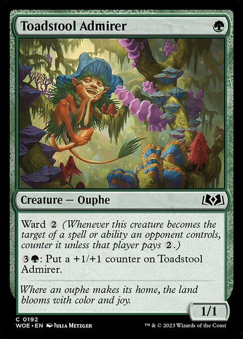 Toadstool Admirer - Wilds of Eldraine - 192