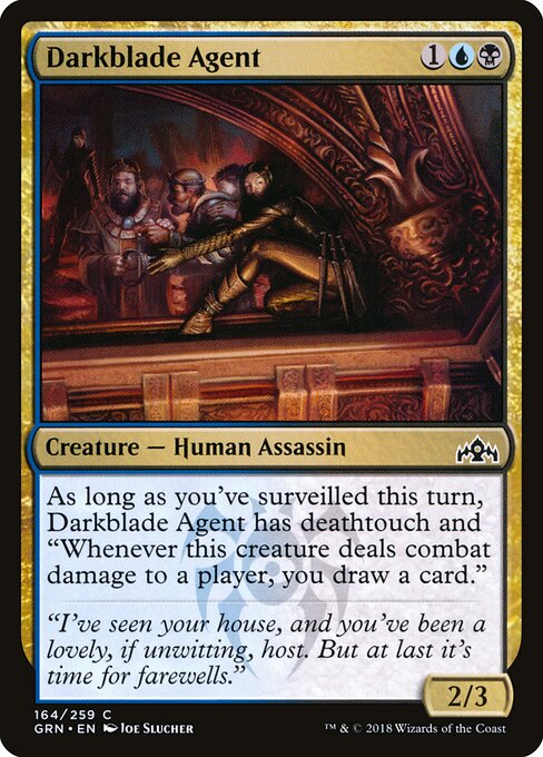 Darkblade Agent - Guilds of Ravnica - 164