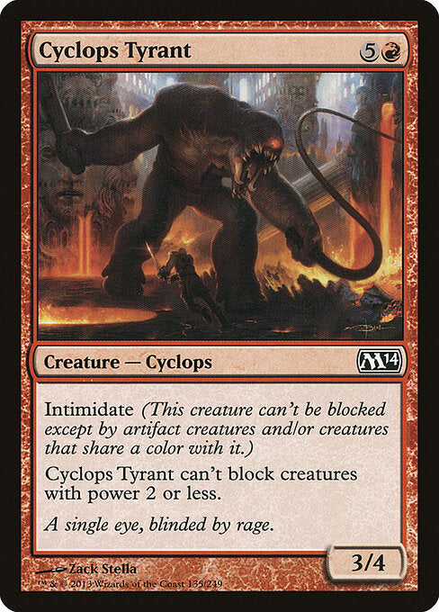 Cyclops Tyrant - Magic 2014 - 135